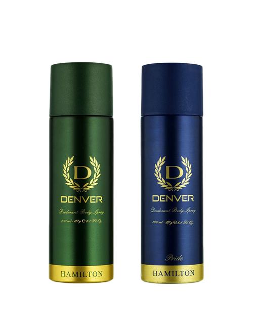 denver pack of 2 deodorant body spray  hamilton (original & pride) - 17623484 - Very Small Image - 1