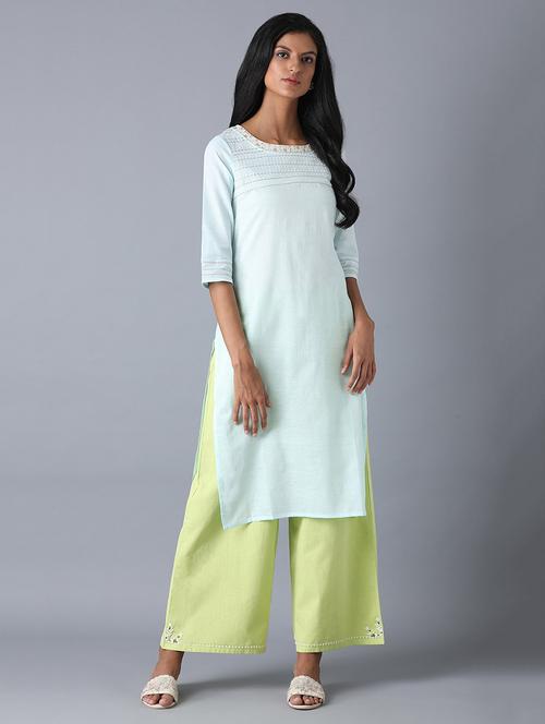 women's straight kurta - 17627140 - Very Small Image - 1