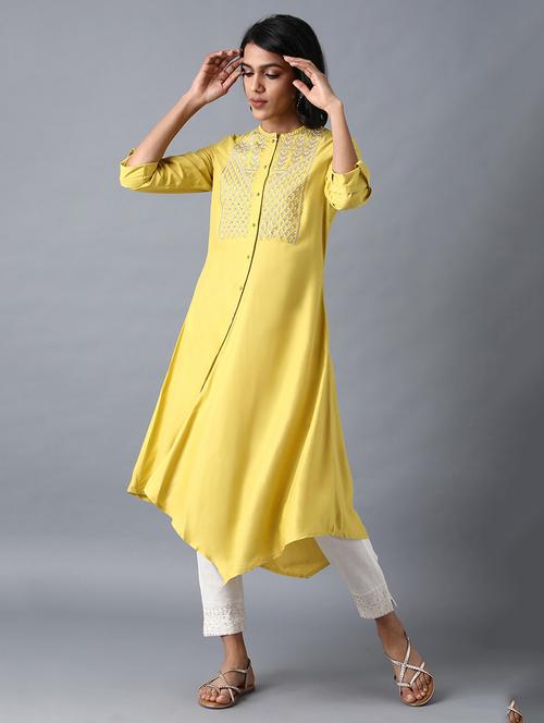 women's asymmetric kurta - 17627203 - Very Small Image - 1