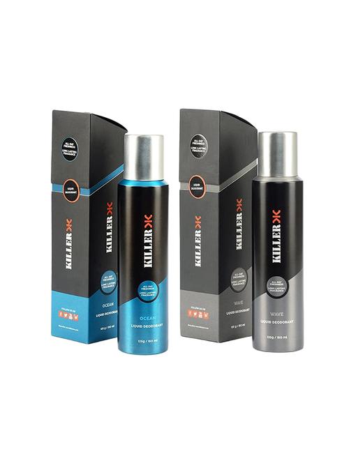 killer pack of 2 liquid deodorant long lasting freshness (ocean ,wave) - 17627999 - Very Small Image - 1