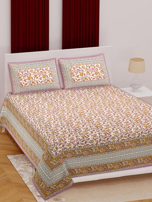 jaipuri print cotton king size bedsheet set - 17628111 - Very Small Image - 1