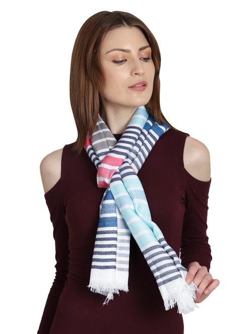 multi colored striped scarf - 17628257 - Very Small Image - 1