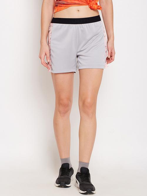 grey polyester sports shorts  - 17633026 - Very Small Image - 1