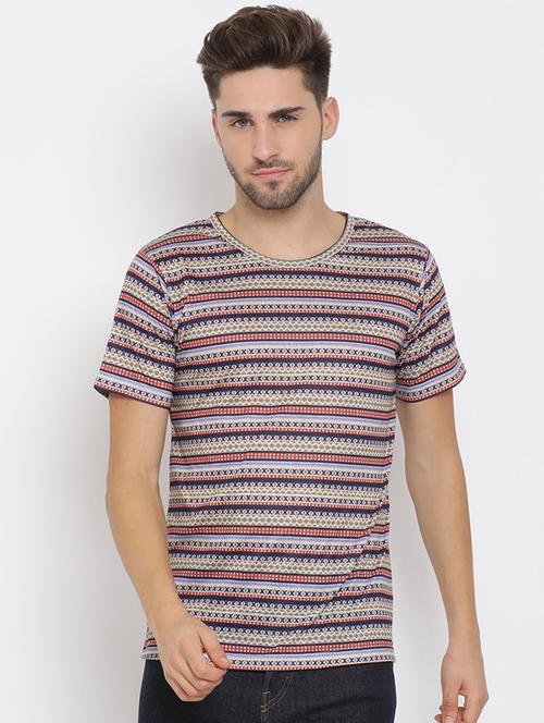multi colored aztec print t-shirt - 17633270 - Very Small Image - 1