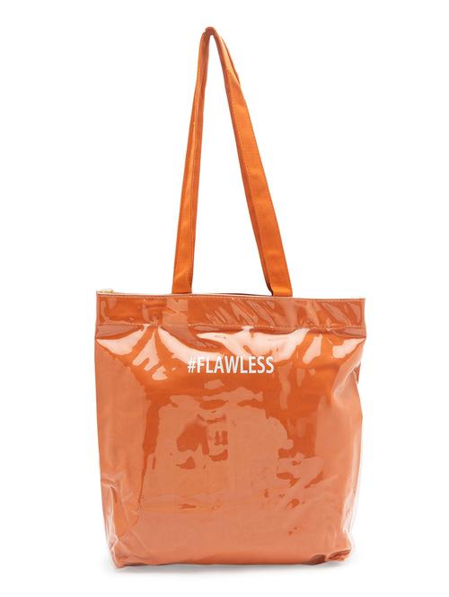 orange leatherette (pu) handbag - 17633772 - Very Small Image - 1
