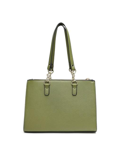 green leatherette (pu) handbag - 17633832 - Very Small Image - 1