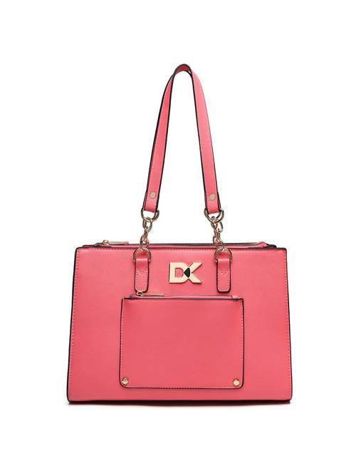 pink leatherette (pu) handbag - 17633834 - Very Small Image - 1