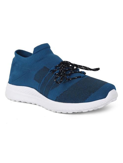 blue lace up  sport shoe - 17633886 - Very Small Image - 1