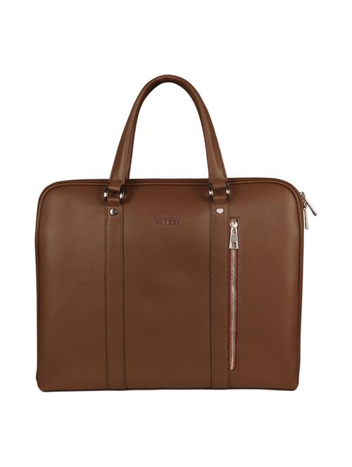 brown leatherette laptopbag - 17635709 - Very Small Image - 1