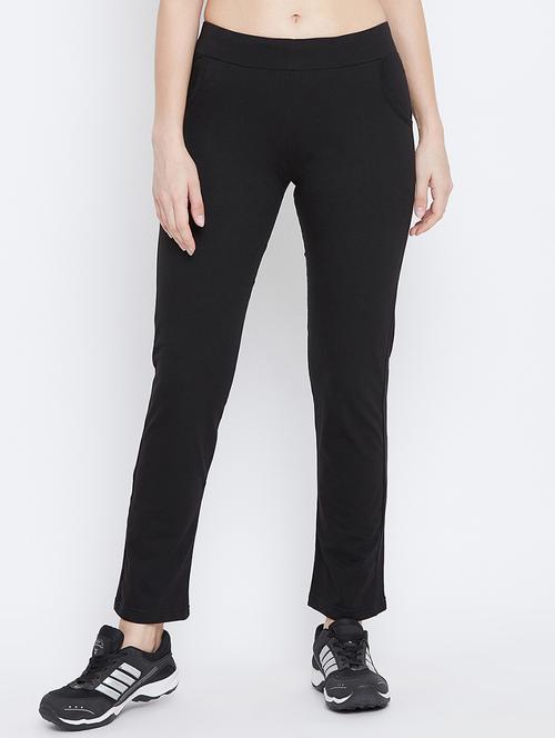 high rise solid track pant - 17638329 - Very Small Image - 1