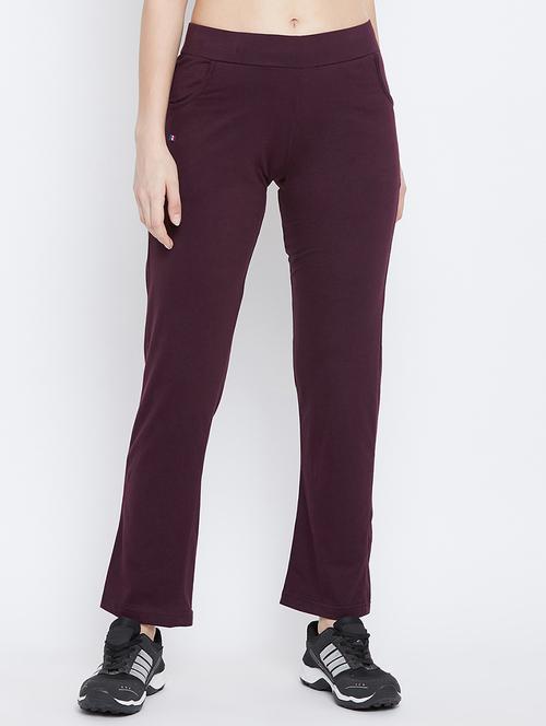 high rise solid track pant - 17638331 - Very Small Image - 1