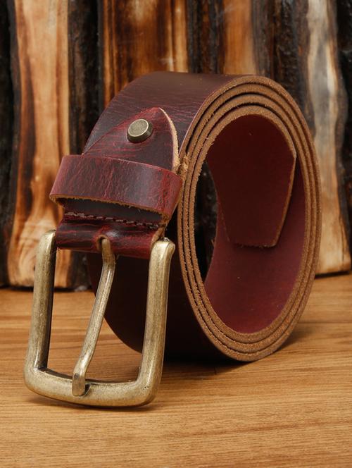 ruby red leather belt - 17645989 - Very Small Image - 1