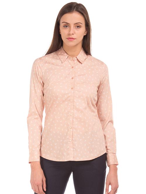 curved hem floral shirt  - 17646094 - Very Small Image - 1