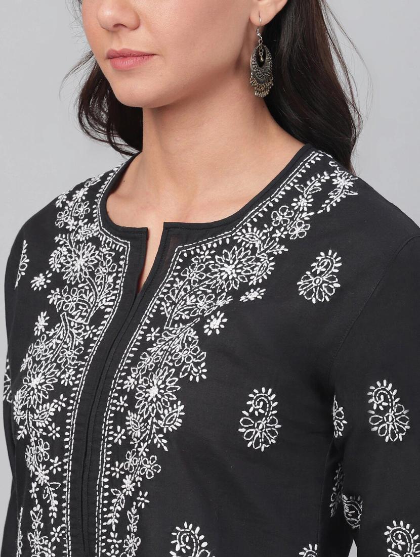 women's straight kurta - 17646425 - Standard Image - 4