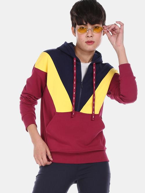 women's color block sweatshirt - 17647137 - Very Small Image - 1