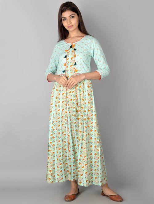 women's kurta with jacket kurta - 17649545 - Very Small Image - 1