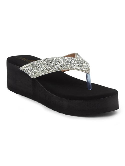 butterflies steps latest collection, comfortable wedges sandal for women's & girl's(silver)(ghs-0083slv-s3) - 17650461 - Very Small Image - 1