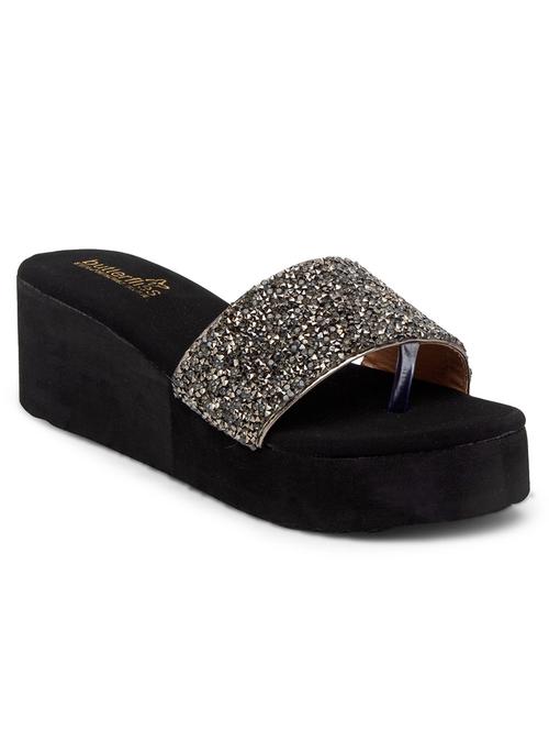 butterflies steps latest collection, comfortable wedges sandal for women's & girl's(grey)(ghs-0086gy-s3) - 17650467 - Very Small Image - 1