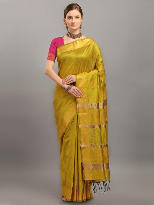 ethnic motifs bhagalpuri saree with blouse - 17653673 - Very Small Image - 1