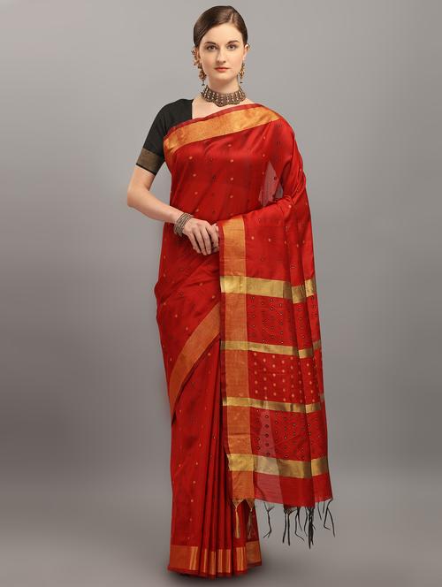 ethnic motifs bhagalpuri saree with blouse - 17653677 - Very Small Image - 1