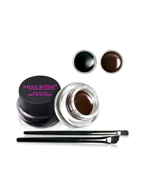 miss rose 2in1 gel eyeliner (black and brown) - 17655054 - Very Small Image - 1