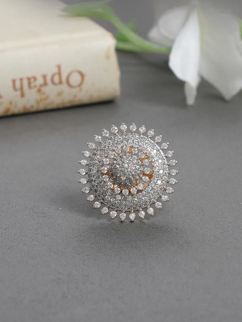 gold brass finger  ring - 17655059 - Very Small Image - 1