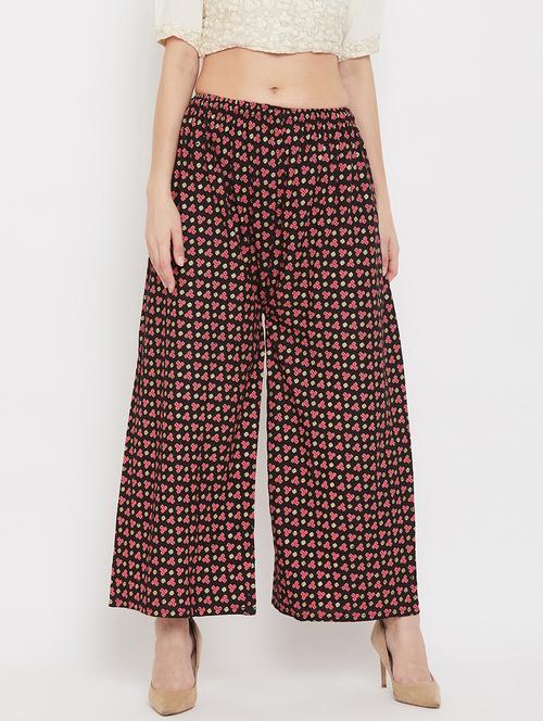 black rayon palazzos - 17656935 - Very Small Image - 1