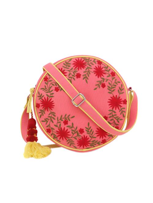 pink canvas sling bag - 17657538 - Very Small Image - 1