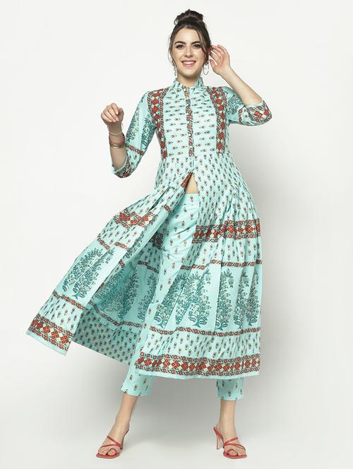 women's front slit kurta - 17661270 - Very Small Image - 1