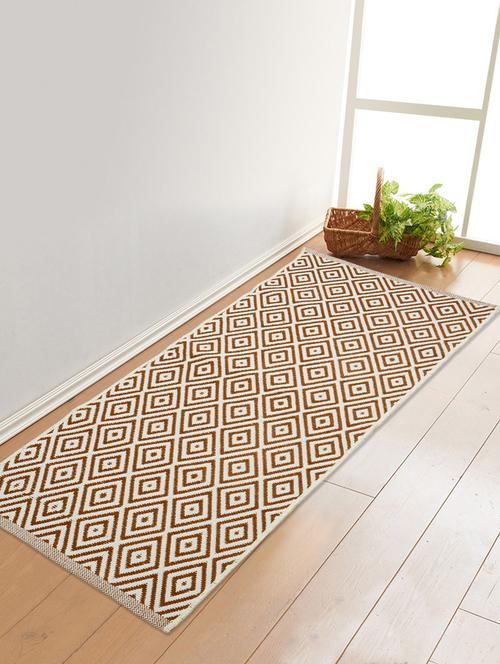 saral home multiuse brown cotton runner ( 50x130 cm) - 17664569 - Very Small Image - 1