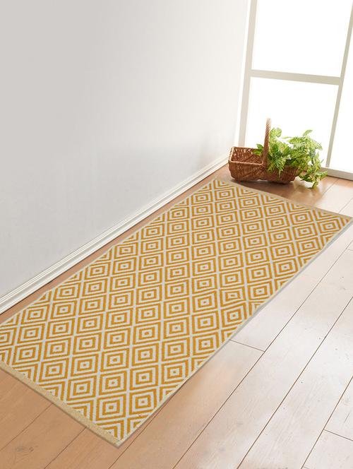 saral home multiuse yellow cotton runner ( 50x130 cm) - 17664572 - Very Small Image - 1