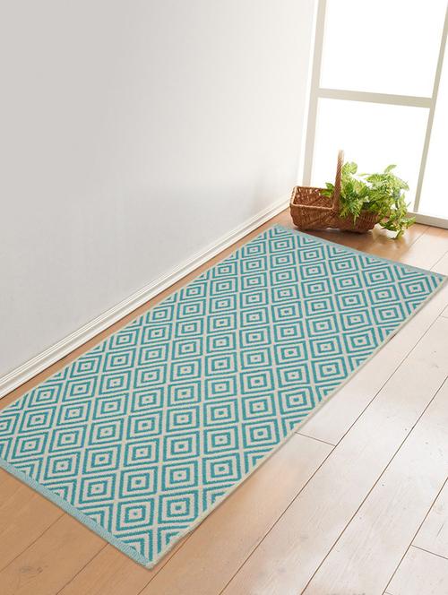 saral home multiuse green cotton runner ( 50x130 cm) - 17664573 - Very Small Image - 1