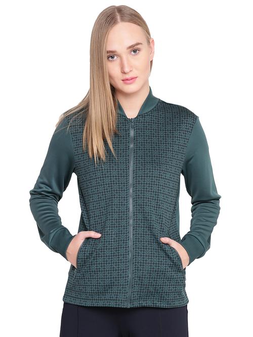 hooded neck zipper jacket  - 17664864 - Very Small Image - 1