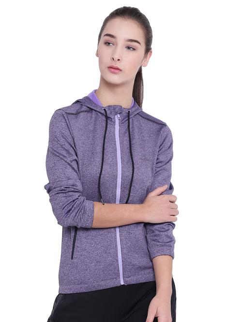 hooded neck solid jacket - 17664875 - Very Small Image - 1