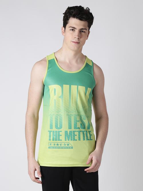 yellow  printed sports t- shirt - 17664956 - Very Small Image - 1