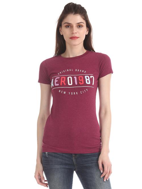 round neck applique patch tee  - 17665352 - Very Small Image - 1