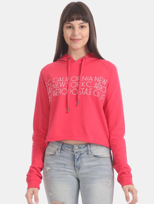 pink cotton sweatshirt - 17666292 - Very Small Image - 1