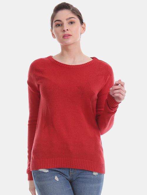 boat neck woolen pullover  - 17666653 - Very Small Image - 1