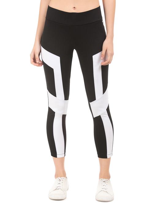 mid rise color block leggings  - 17666901 - Very Small Image - 1