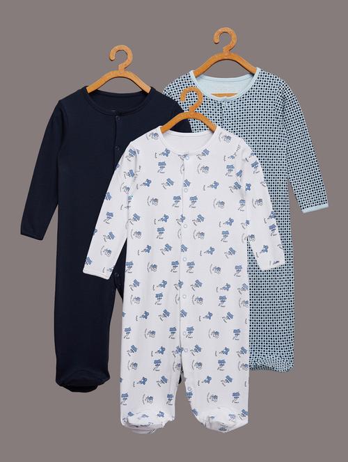 set of 3 printed onesies - 17666978 - Very Small Image - 1