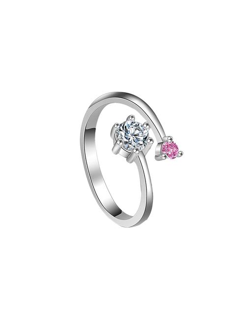 pink metal finger  ring - 17667045 - Very Small Image - 1