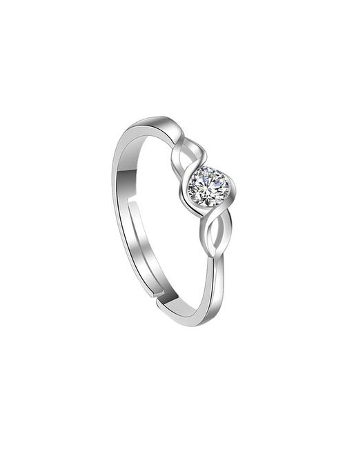 silver metal finger  ring - 17667053 - Very Small Image - 1