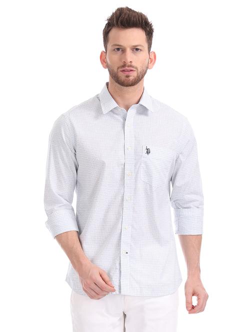 white checkered casual shirt - 17668576 - Very Small Image - 1