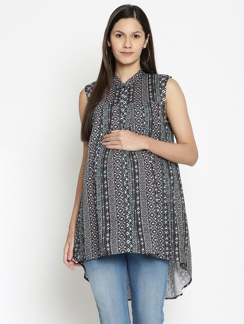 high low maternity wear tunic  - 17669046 - Very Small Image - 1