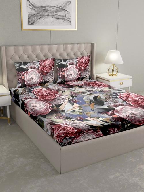 triton double bedshseet set king size cotton brown colour - 17669289 - Very Small Image - 1