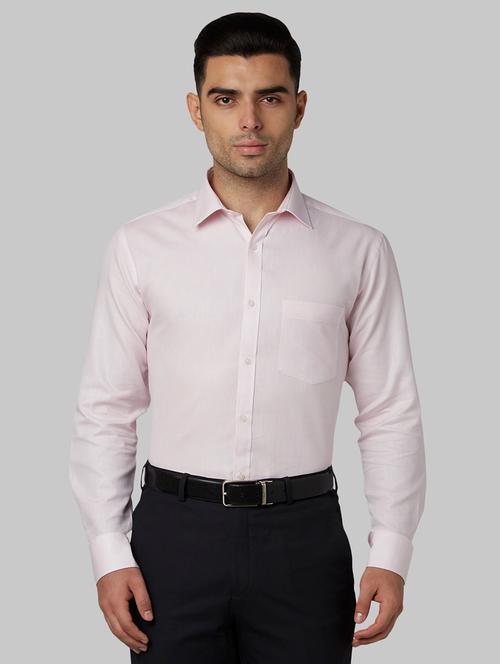 pink self design formal shirt - 17670585 - Very Small Image - 1