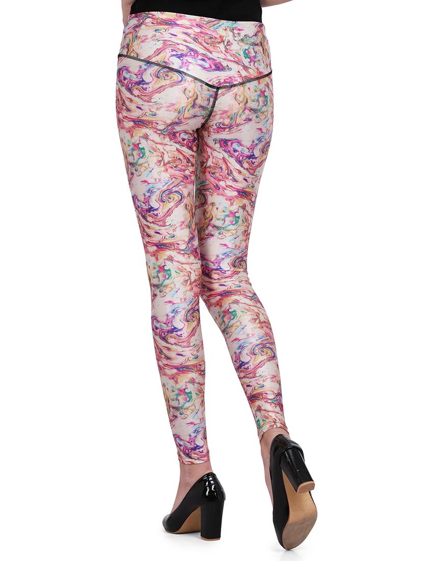 mid rise printed legging - 17672455 - Standard Image - 2