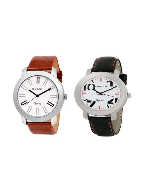 analog watches for men and boys - buy 1 get 1 free - 17672785 - Very Small Image - 1
