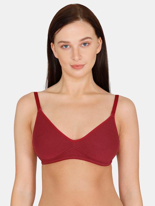 red cotton tshirt bra - 17675610 - Very Small Image - 1