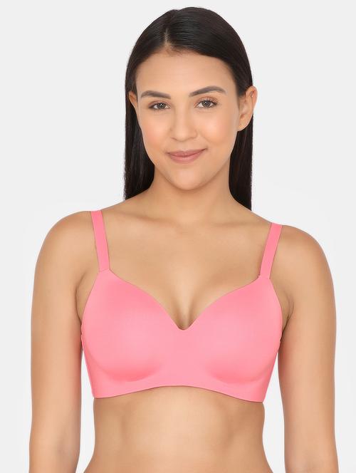 pink solid t-shirt bra - 17675631 - Very Small Image - 1